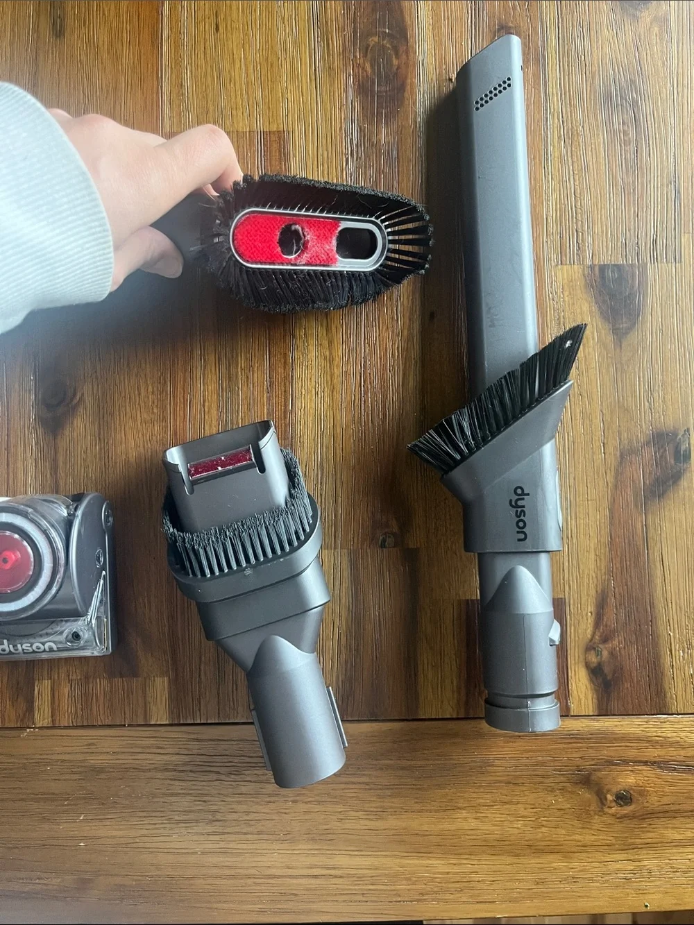 Dyson stick vacuum four piece bundle Dark Gray Vacuum Accessory Tool